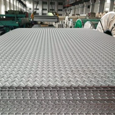 Tấm inox chống trượt, tấm inox gân