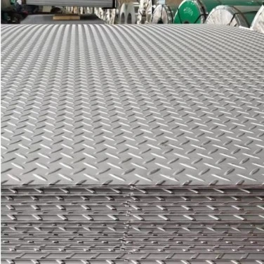 Tấm inox chống trượt, tấm inox gân